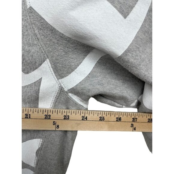 Champion Reverse Weave Pullover Hoodie Sweatshirt Y2K size Large Gray - Picture 5 of 7